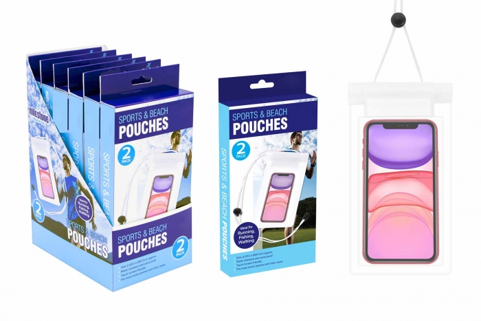 Waterproof Pouches - 2 Pack