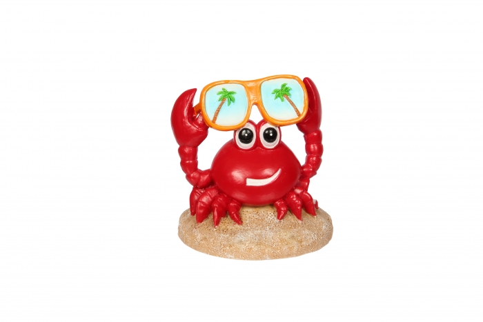 Crab & Sunglasses Figure - Resin