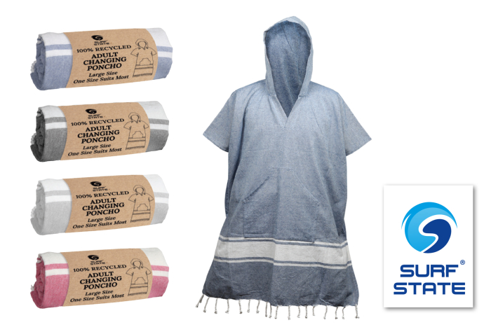 Recycled Cotton Adult Poncho