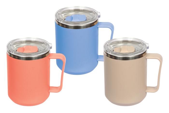 Stainless Steel Drinks Mug, 420ml