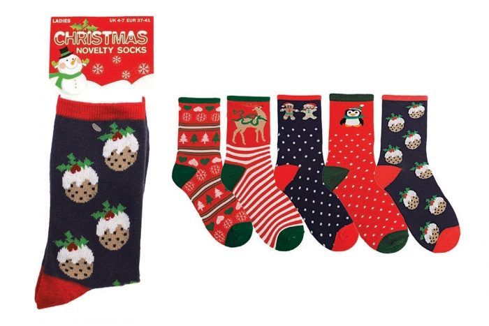 Ladies Novelty Christmas Socks