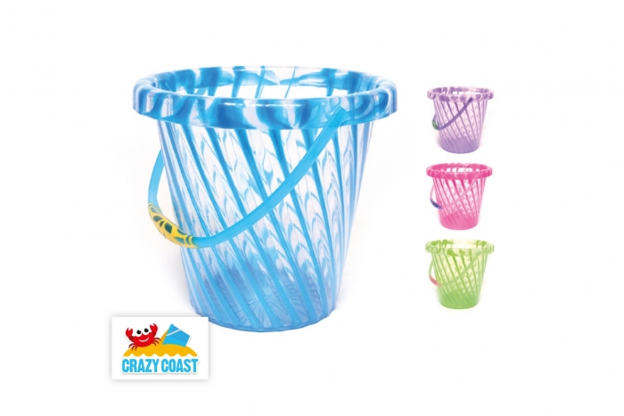 Crazy Coast Crystal Twist Bucket -  7''