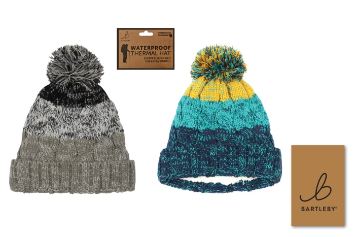 Unisex Waterproof Bobble Hat