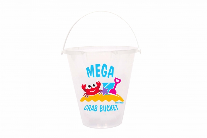 Large Crab Bucket - Clear