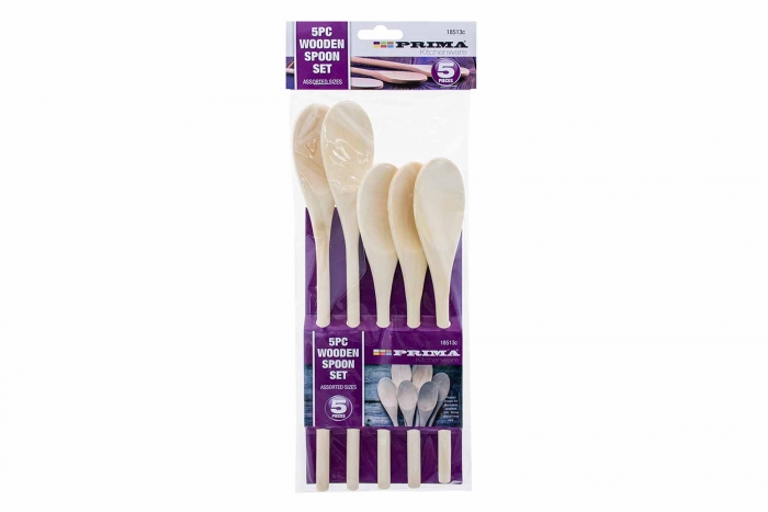 Wood Spoons - Set of 5