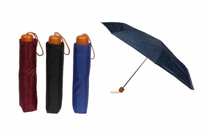 Handbag Umbrella - Wood Handle