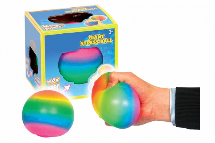 Giant Rainbow Squeeze Ball