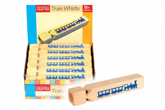 Wood Train Whistle - In Display