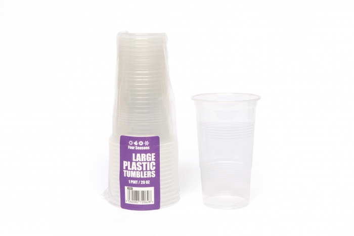 1 Pint Clear Tumblers 