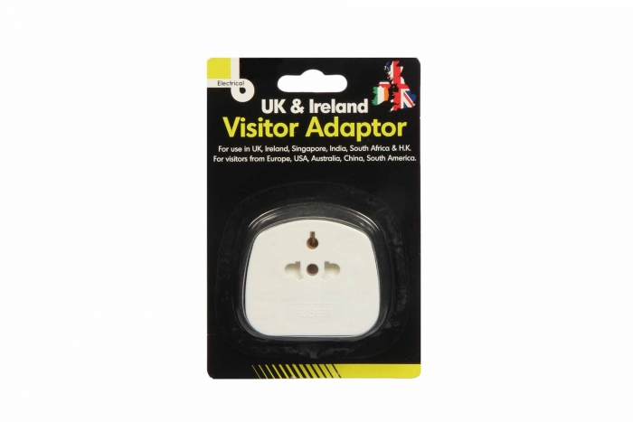 UK Visitor Adaptor, Carded