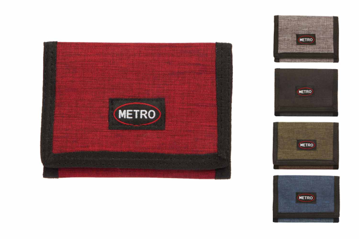 Velcro Billfold - Assorted Colours