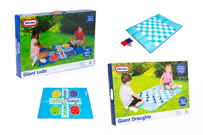 Giant Garden Draughts & Ludo