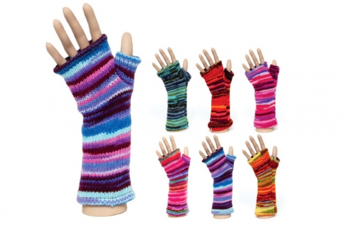 Ladies Gloves - Fingerless Tube