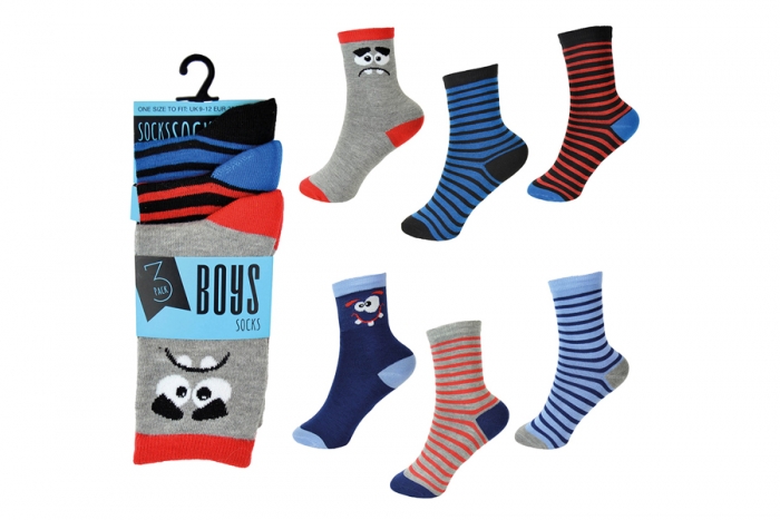 Boys Socks - Pack of 3