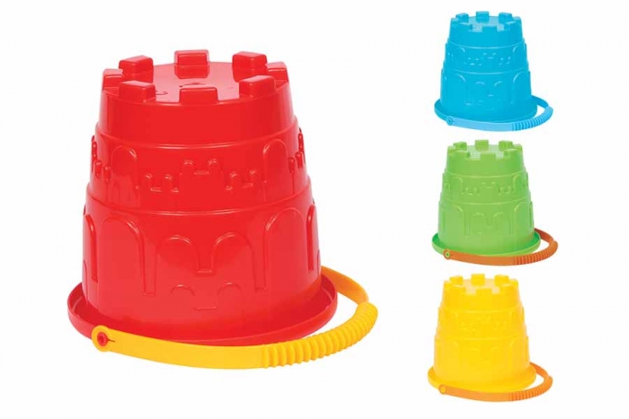 Crazy Coast Round Castle Bucket - 6''