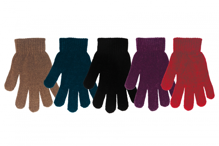 Ladies Chenille Gloves