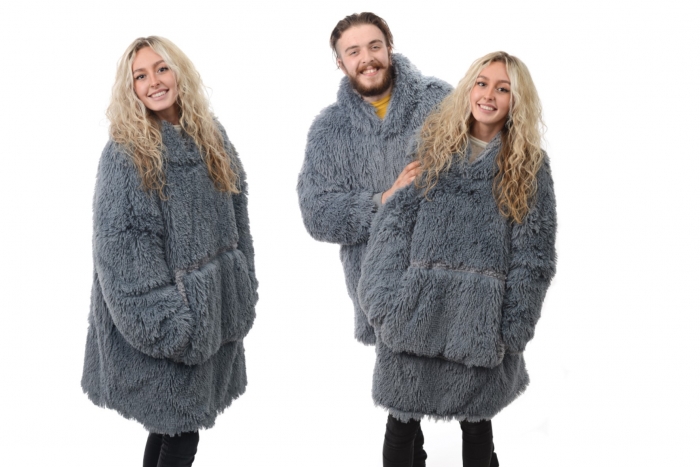 Super Deluxe Long Pile Hoodie