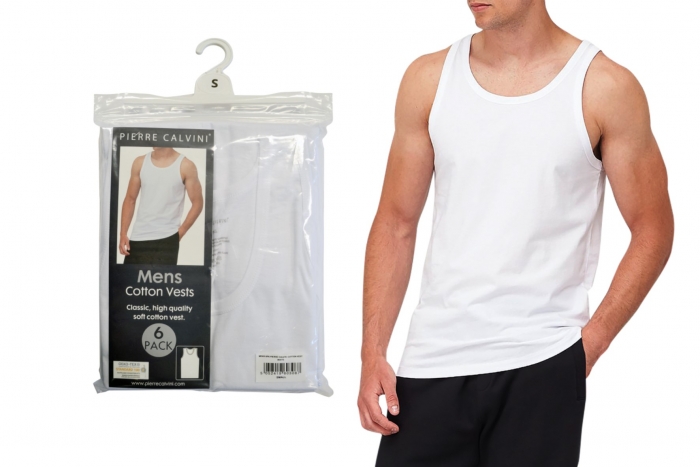 Men's Vests - 6 Pack