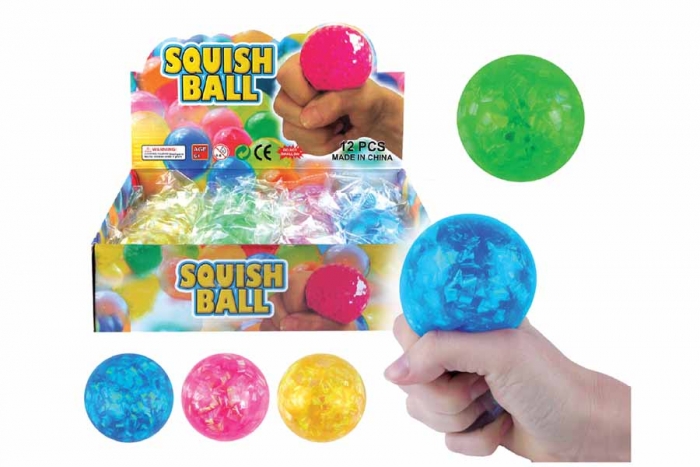 Squeezy Ribbon Ball - In Display
