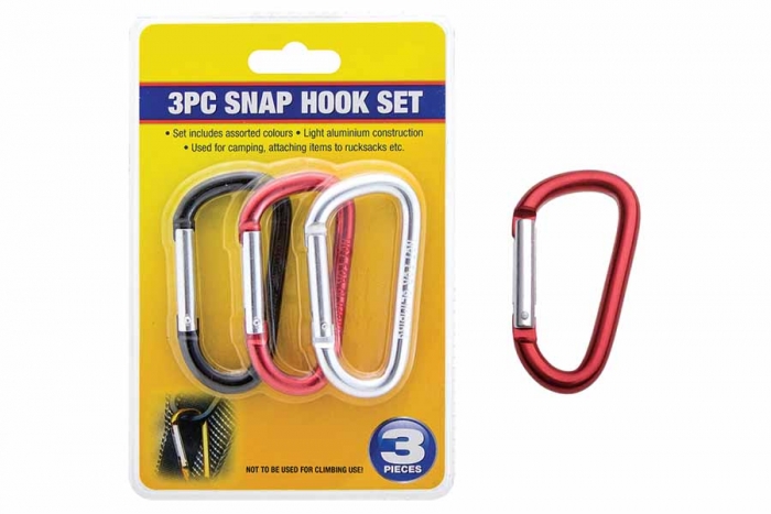 Snap Hooks - Set Of 3