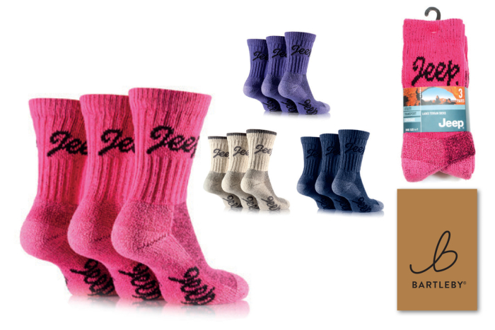 Ladies 'JEEP' Terrain Boot Socks