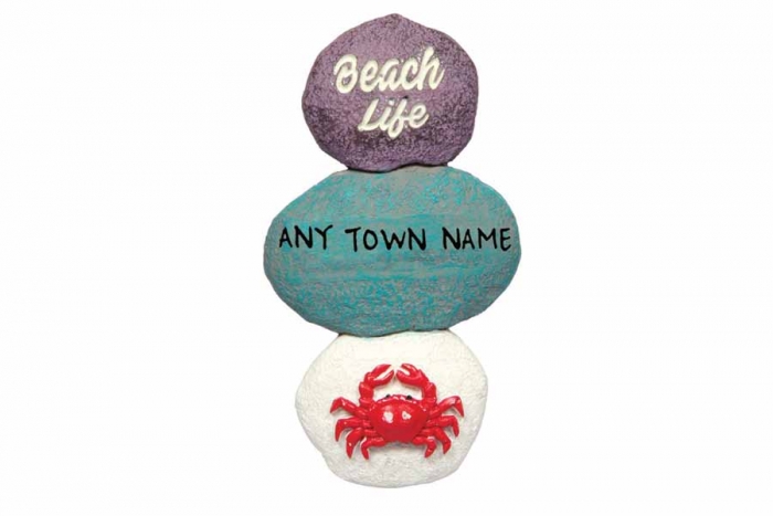 Pebble Stack Magnet - Town Named