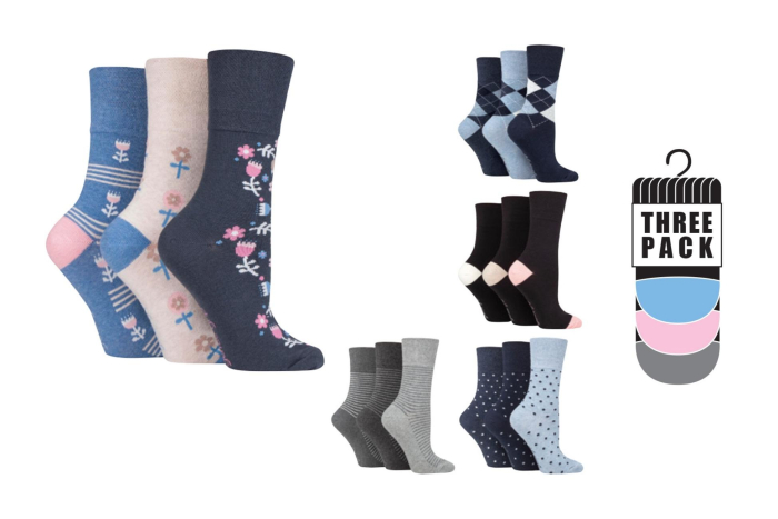 Ladies Socks - Gentle Grip