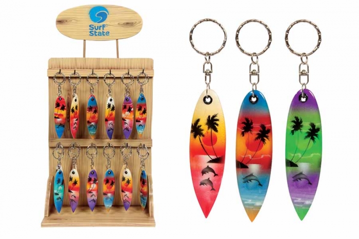 Surfboard Key Ring