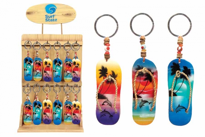 Flip Flop Keyring 