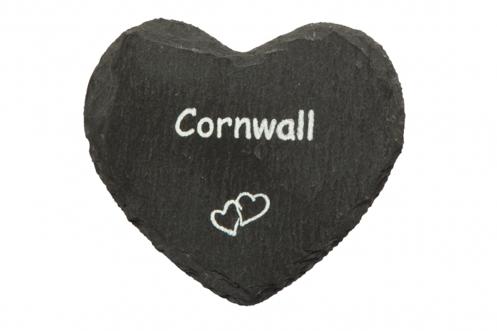 Slate Heart Magnet - Cornwall