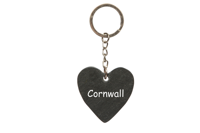 Slate Keyring - Cornwall