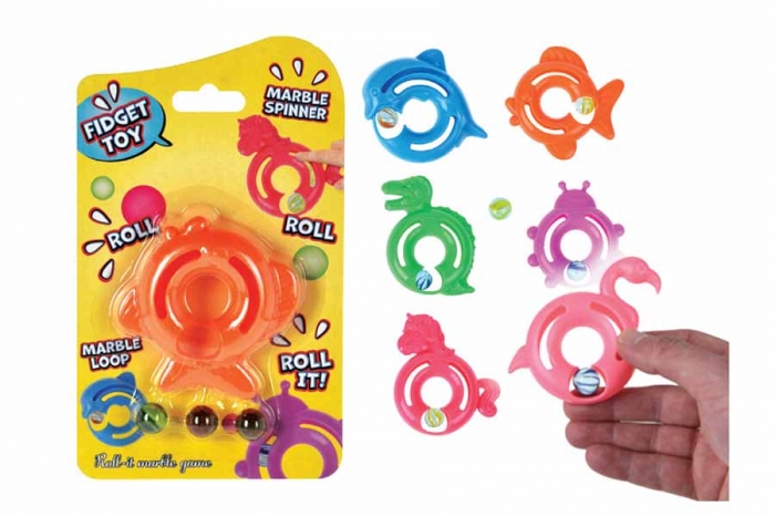 Animal Fidget Toy - With Marble