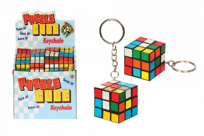 Fidget Puzzle Cube Keyring