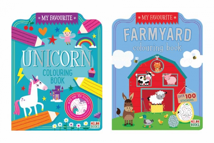 Colouring & Sticker Book 