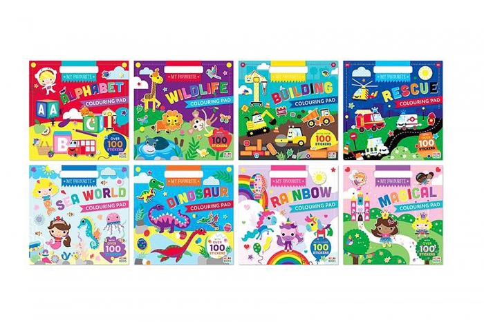 Colouring & Sticker Pad