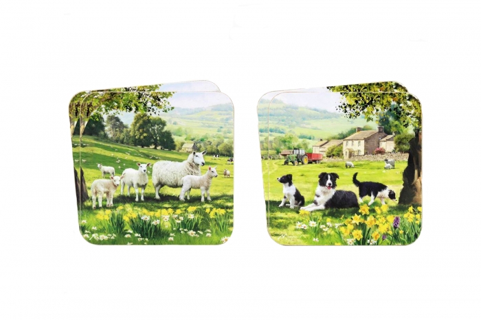 Country Collie Coasters