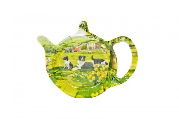 Country Collie Tea Bag Tidy