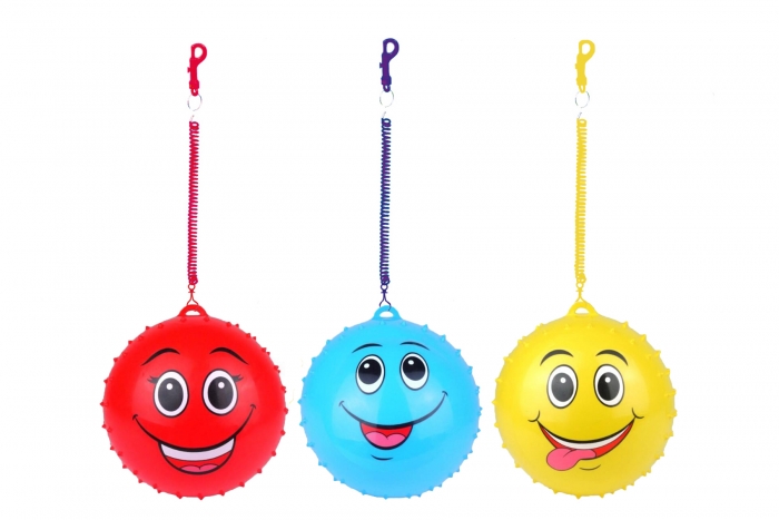 *FLAT* Smiling Face Ball - On Cord
