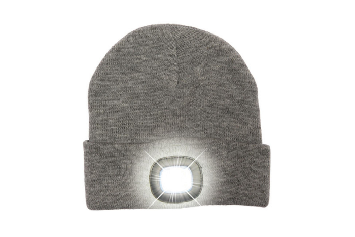 Knitted Beanie Hat with Light 