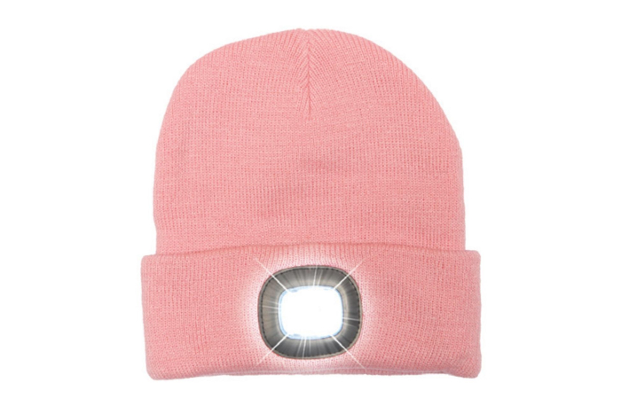 Knitted Beanie Hat with Light 