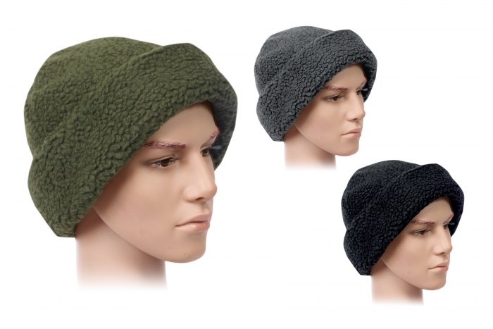 Mens Fleece Borg Hat 