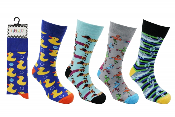 Mens 'Jolly' Animal Socks
