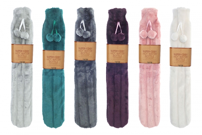 Extra Long Faux Fur Hot Water Bottle