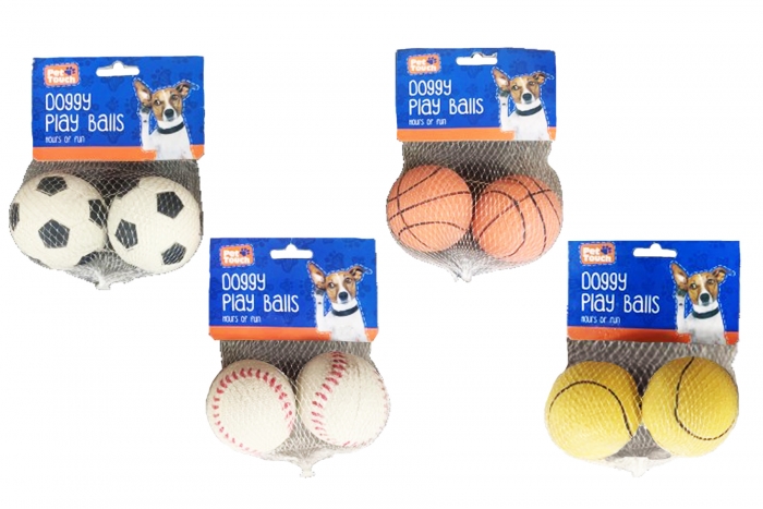 Dog Play Balls - Pack of 2