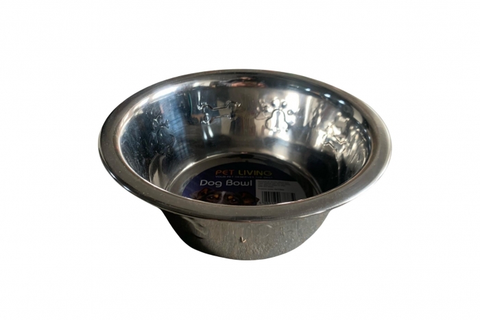 Large Embossed Dog Bowl