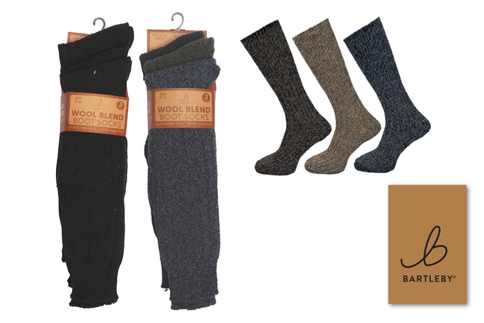 Men's Wool Blend Socks - Long