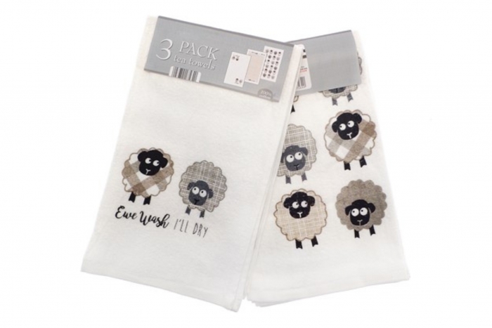 Tea Towels - Pack Of 3