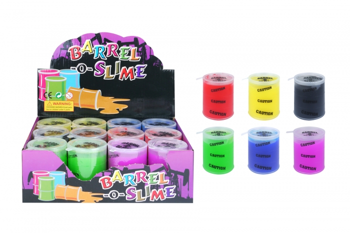 Coloured Barrel Slime - In Display