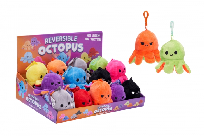 Reversible Octopus With Clip - In Display