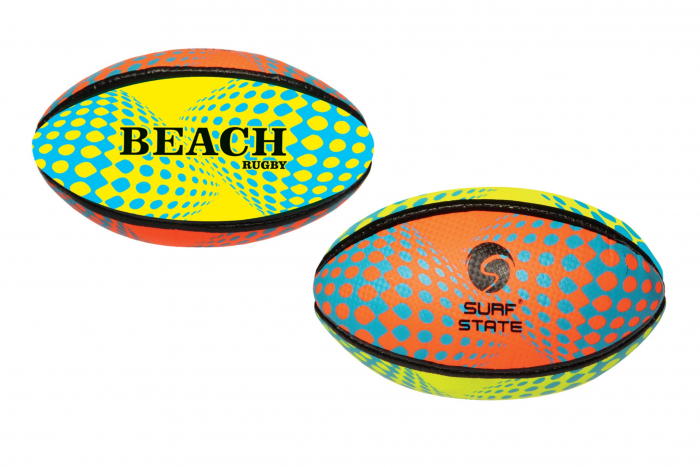 *FLAT* Mini Multiprint Rugby Ball 